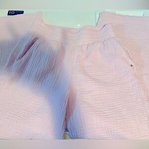 New quilted DKNY Blush pink lounge pants